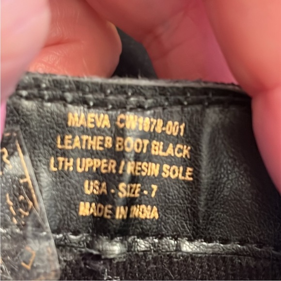 CREVO Black Leather Ankle Boots 
Size 7 
In excellent condition - Picture 9 of 10